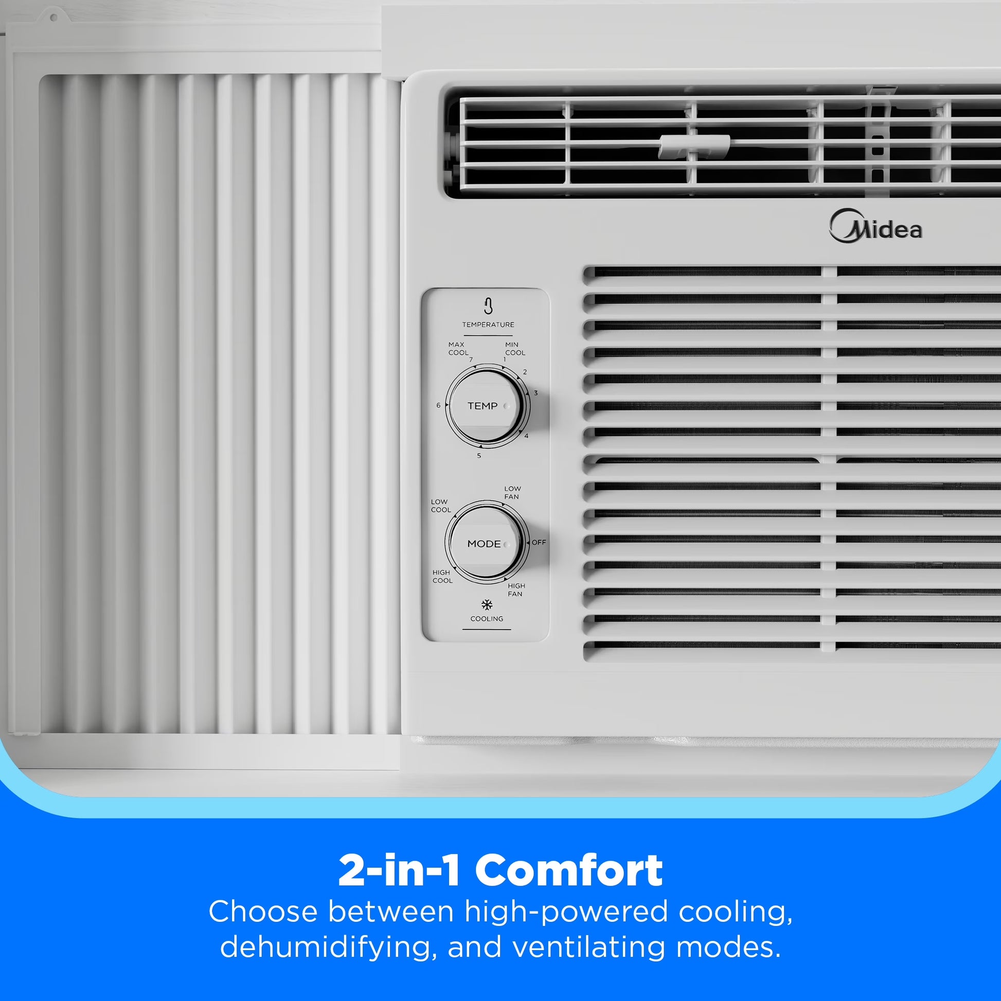 5,000 BTU 150 Sq Ft Mechanical Window Air Conditioner, White, MAW05M1WWT-N, New