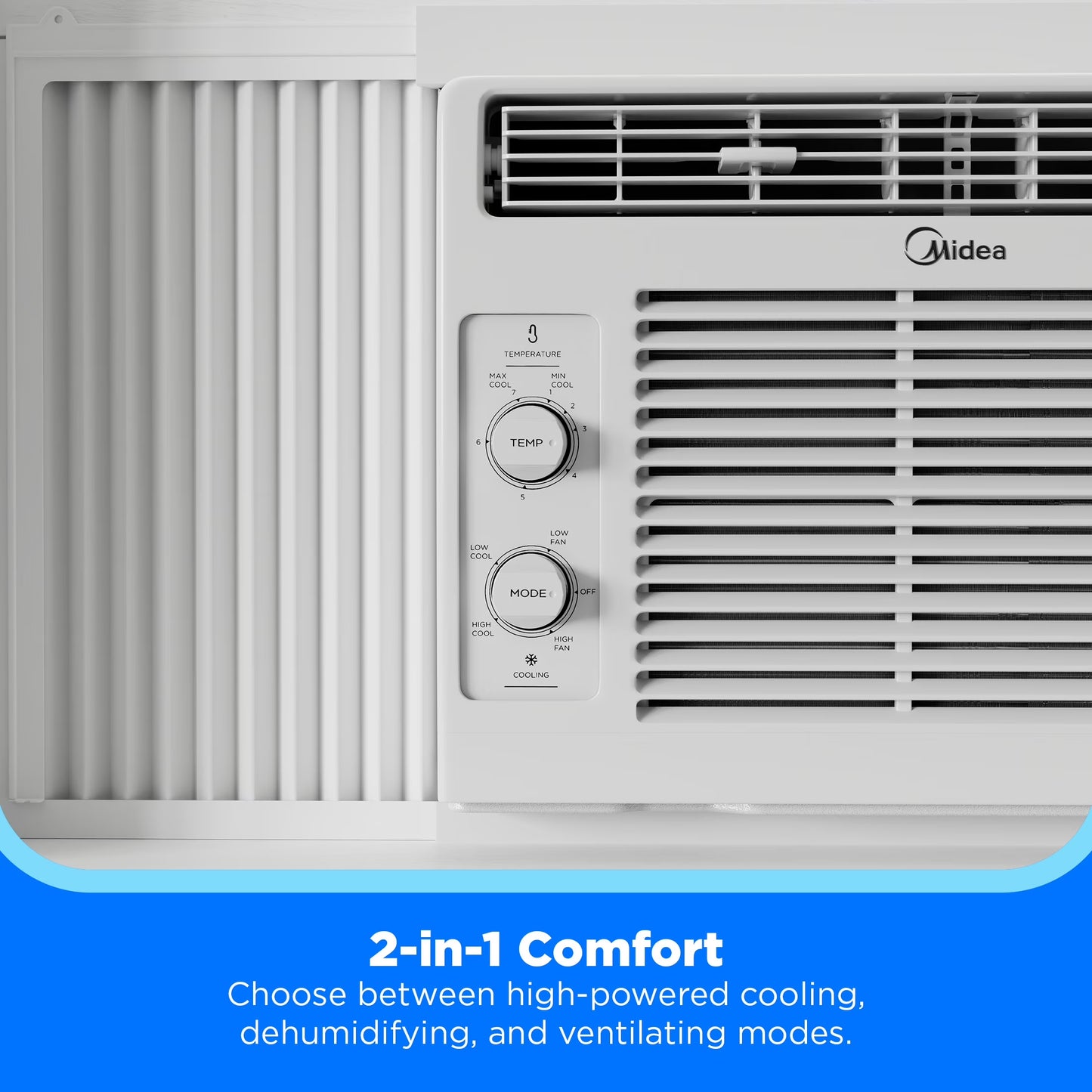 5,000 BTU 150 Sq Ft Mechanical Window Air Conditioner, White, MAW05M1WWT-N, New