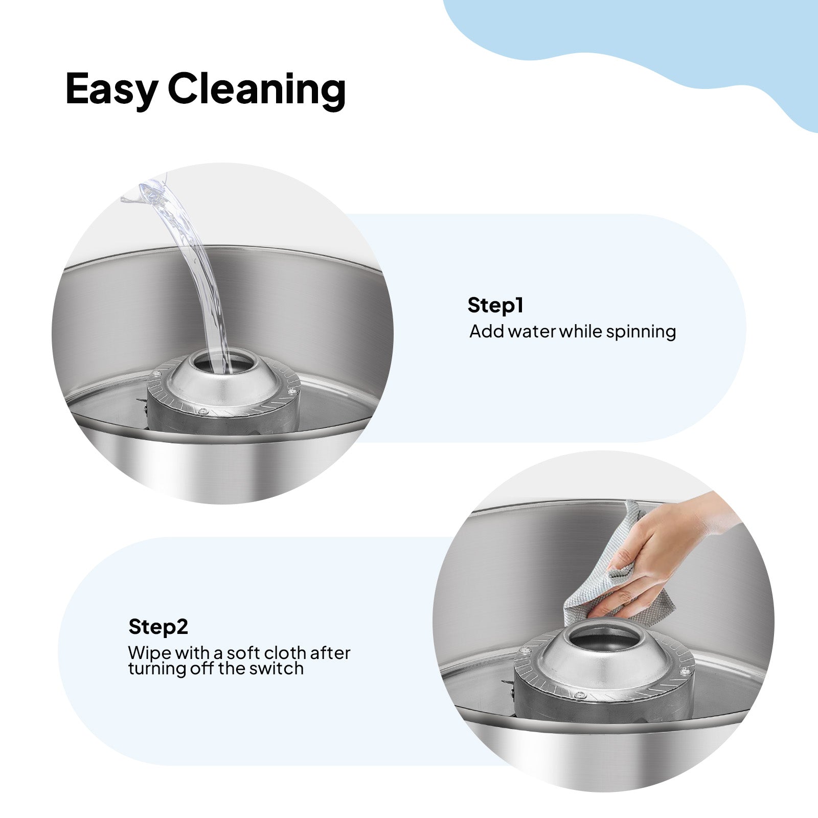 15" Cotton Candy Machine Maker Commercial Candy Floss Maker Stainless Steel