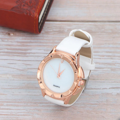 Watches Elegant Wrist Watches with PU Leather 1Pcs for Daily Wear