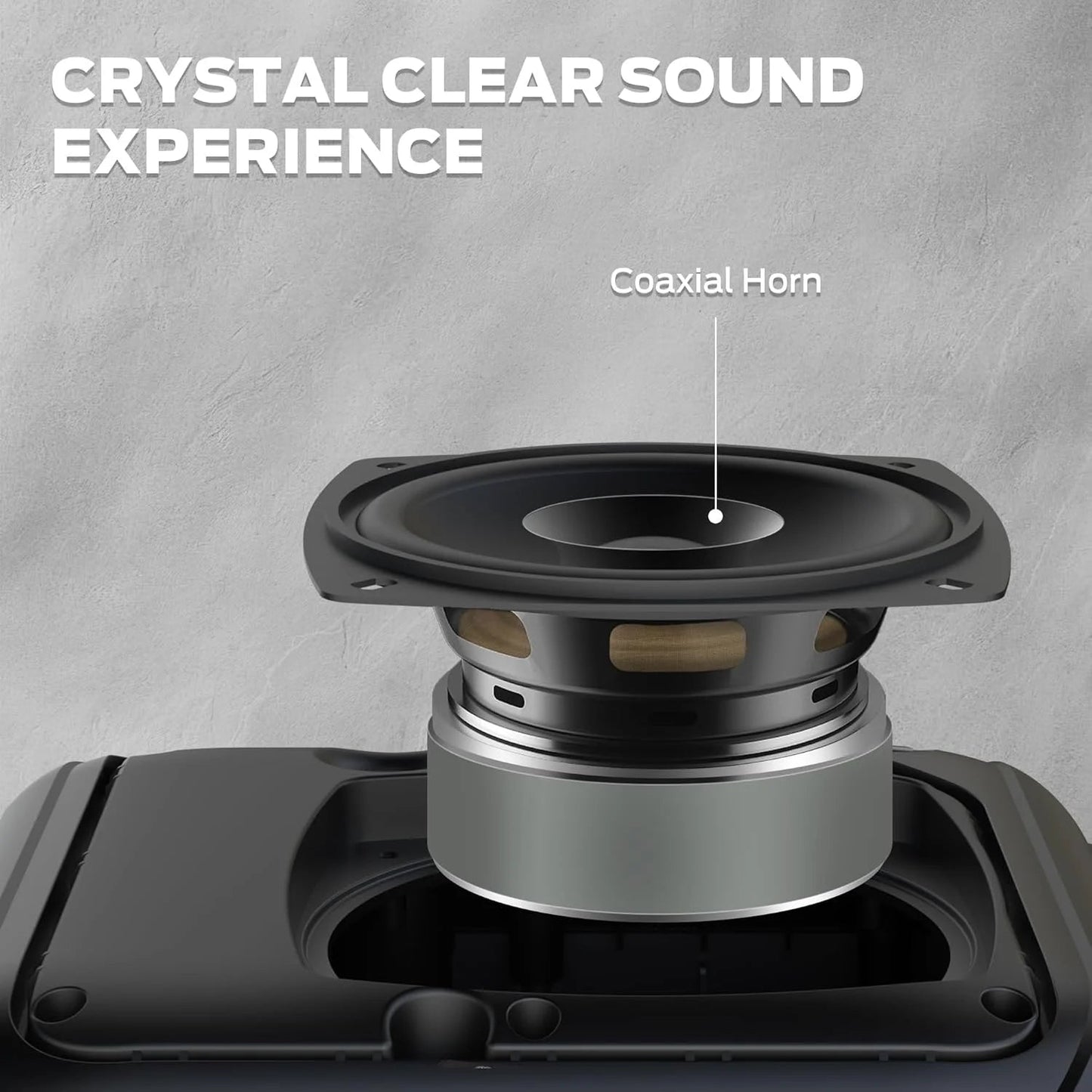 Portable Bluetooth Speakers, Wireless Bluetooth Speaker with 40W Loud Stereo Sound, Outdoor Speakers with Handle, 12H Playtime, Supports TF Card, AUX for Outdoor