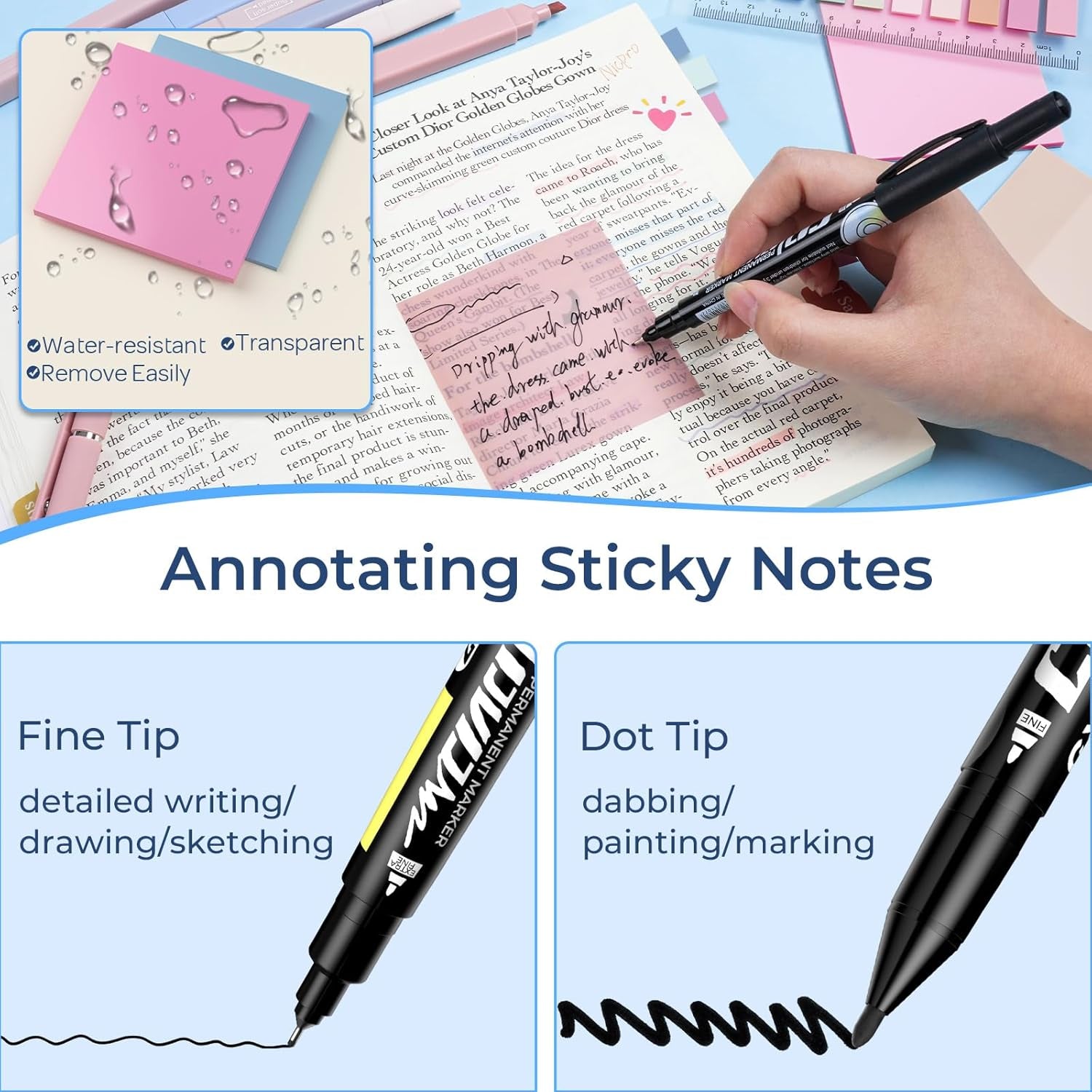 Nicpro 50PCS Cute Spiral Notebook Stationary Set for Women, Bible Journal Set, 3PCS A5 Spiral Notebook, Gel Pens, Sticky Notes & Tabs, Gift Box, Mechanical Pencils for Study Aesthetic School Supplies