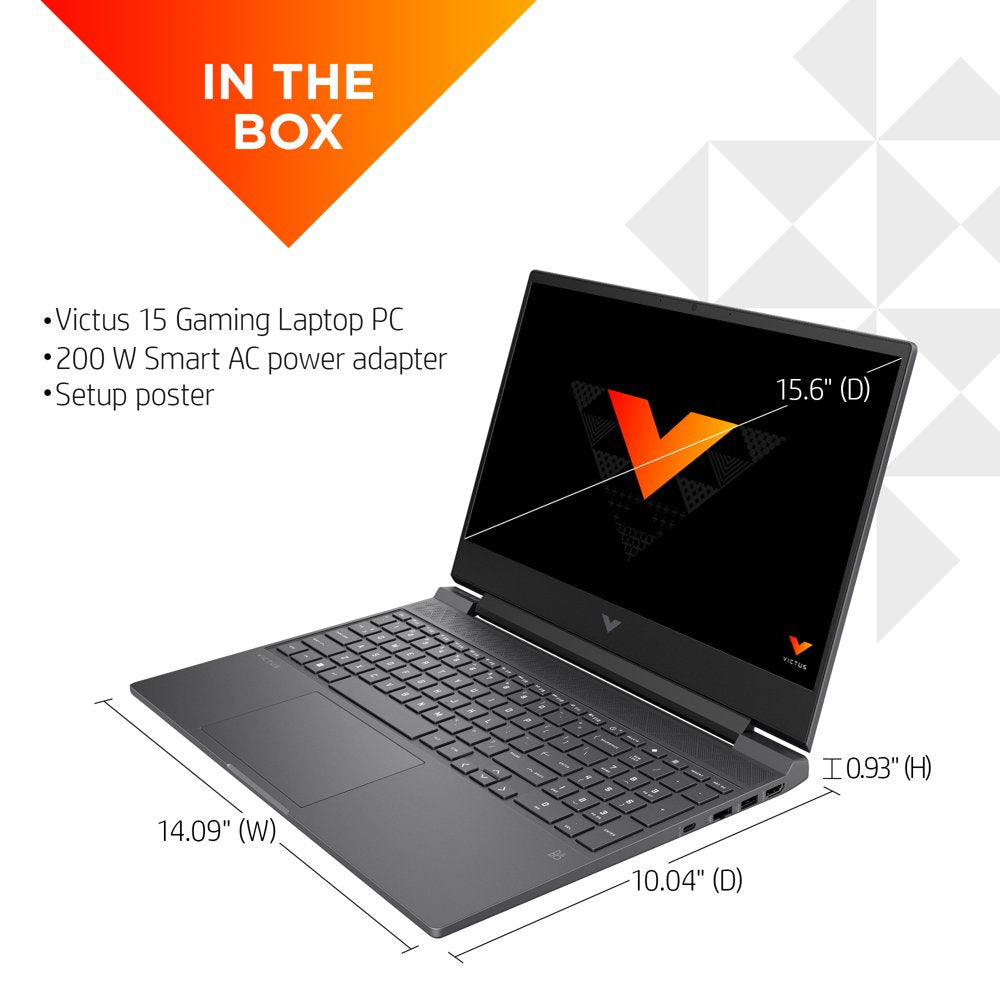 Victus 15.6" FHD 144Hz Gaming Laptop, Intel I5-12500H, RTX 4060, 16GB DDR4, 512GB SSD, Win 11