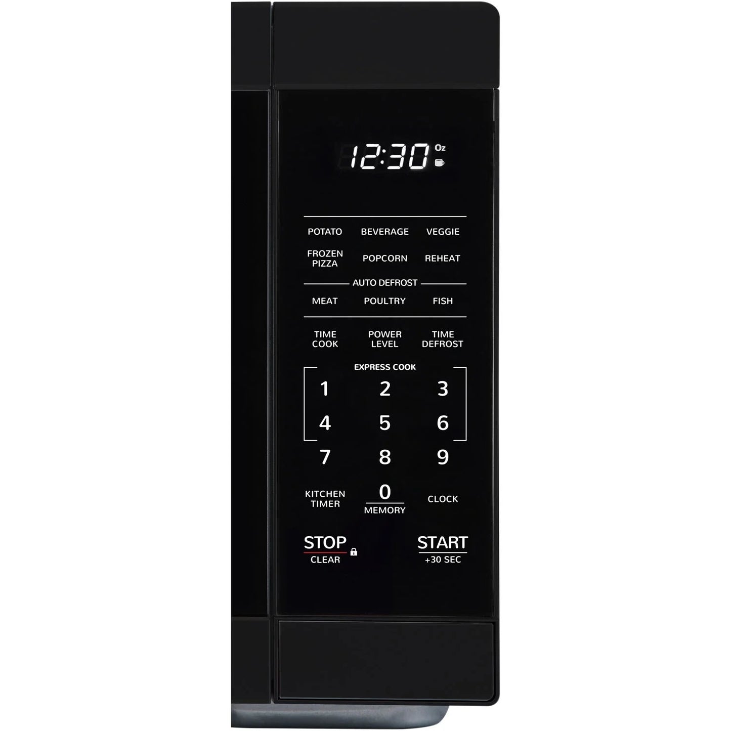 1.1-Cu. Ft. Countertop Microwave Oven in Black