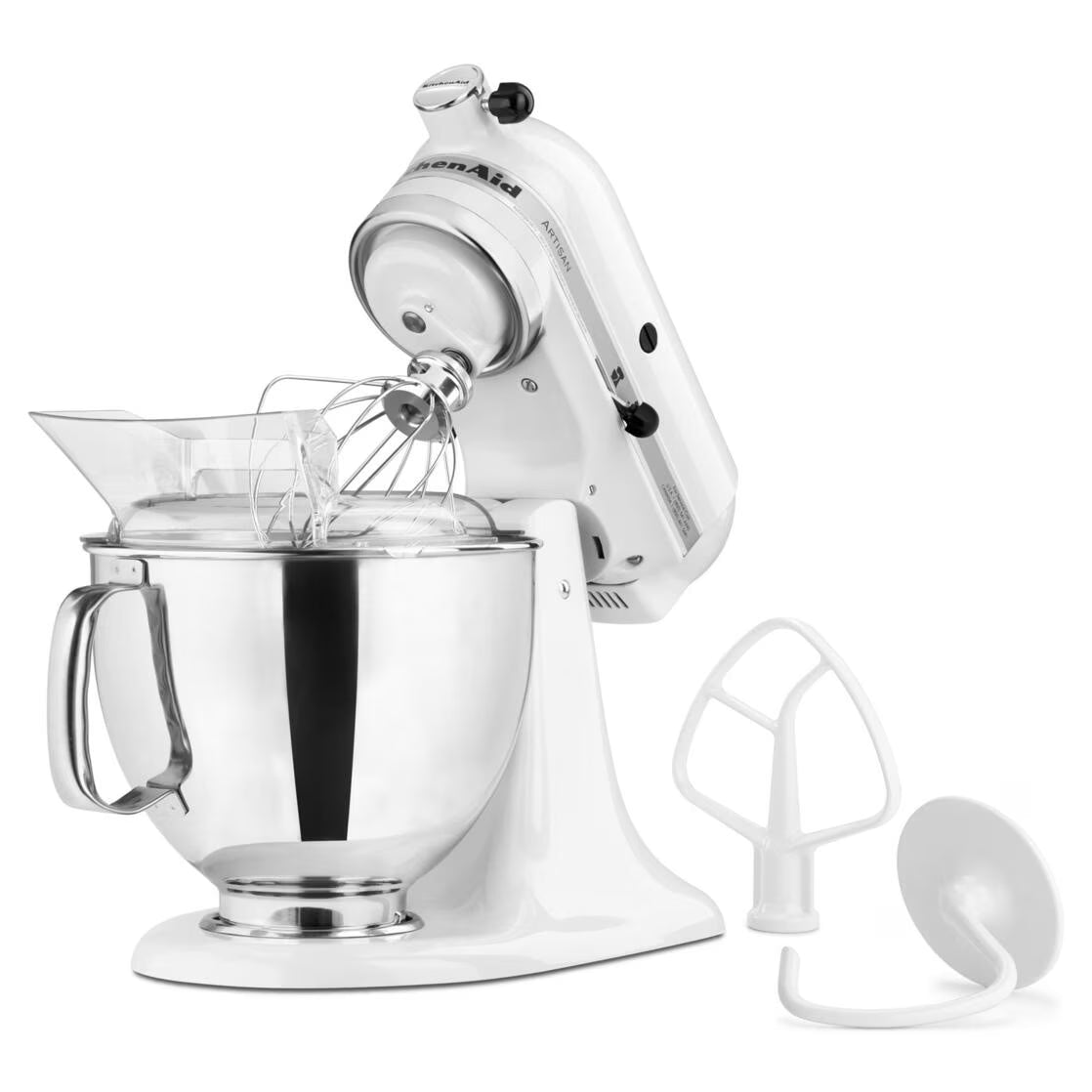 Artisan Series 5-Quart Tilt-Head Stand Mixer, White, KSM150PS