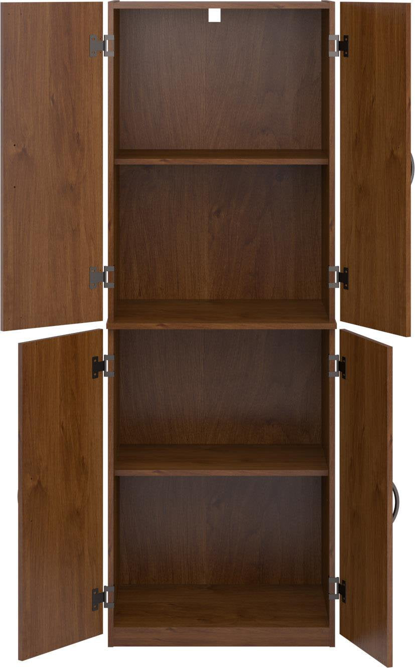 4-Door 5' Storage Cabinet, Espresso