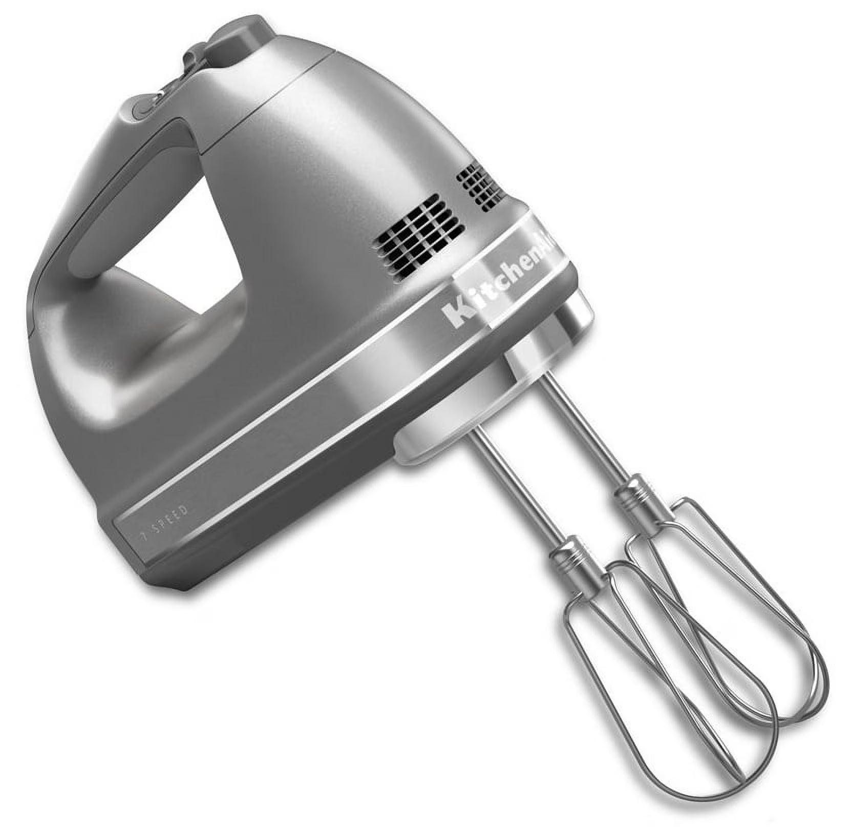 7-Speed Corded Electric Hand Mixer, Silver