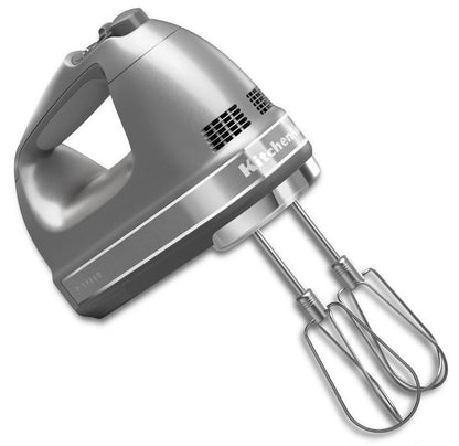 7-Speed Corded Electric Hand Mixer, Silver