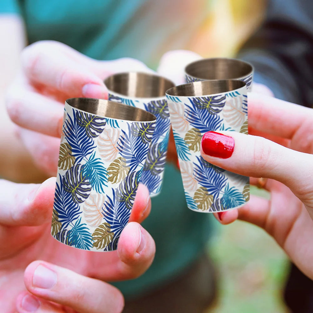 2 OZ Sublimation Shot Glasses Tumblers Blanks Bulk White 12 Pack