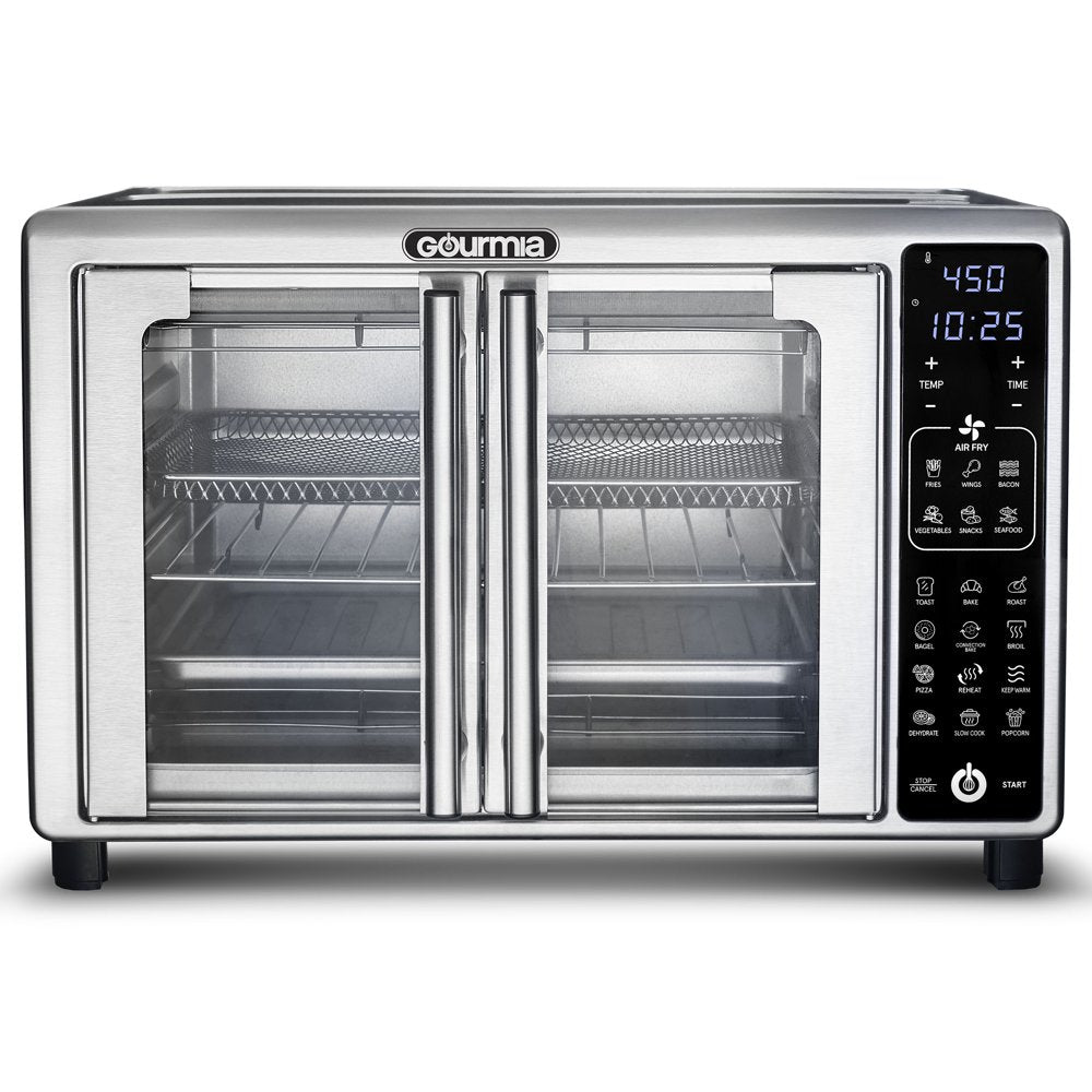 New  6-Slice Digital Toaster Oven Air Fryer with 19 One-Touch Presets, Stainless Steel