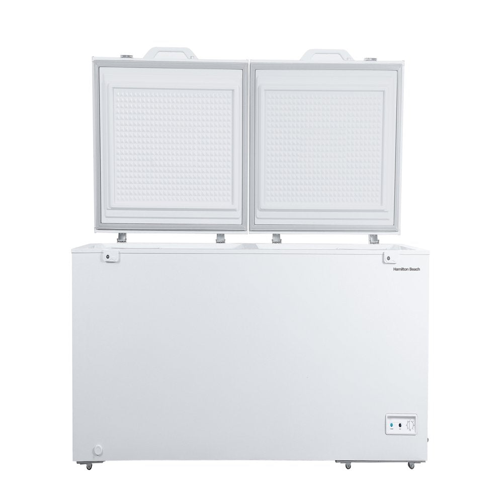 17 Cu. Ft. Chest Freezer, Double Door,White