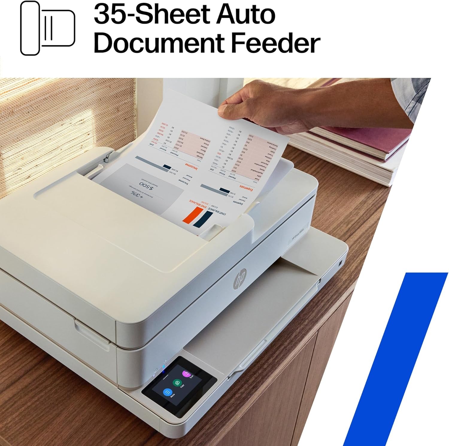 HP Envy 6555 Wireless All-In-One Color Inkjet Printer, Print, Scan, Copy, Duplex Printing Best-For-Home, 3 Month Trial of Instant Ink Included, Ai-Capable (C2XR6A) Portobello