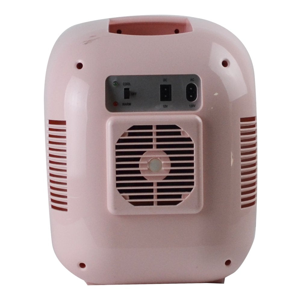 Portable Retro 12-Can Mini Cooler, EFMIS462, Pink