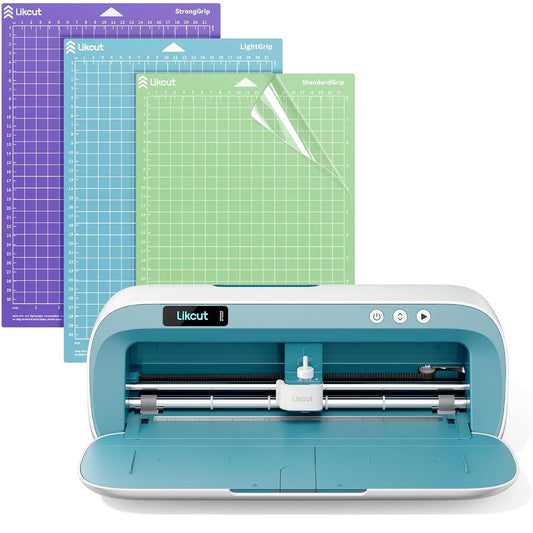 Portable Vinyl Cutter S41 with 8.5" X 12" Cutting Mats (Standardgrip, Lightgrip, Stronggrip 3 Mats) for Craft DIY Paper, Vinyl, Cardstock, Craft