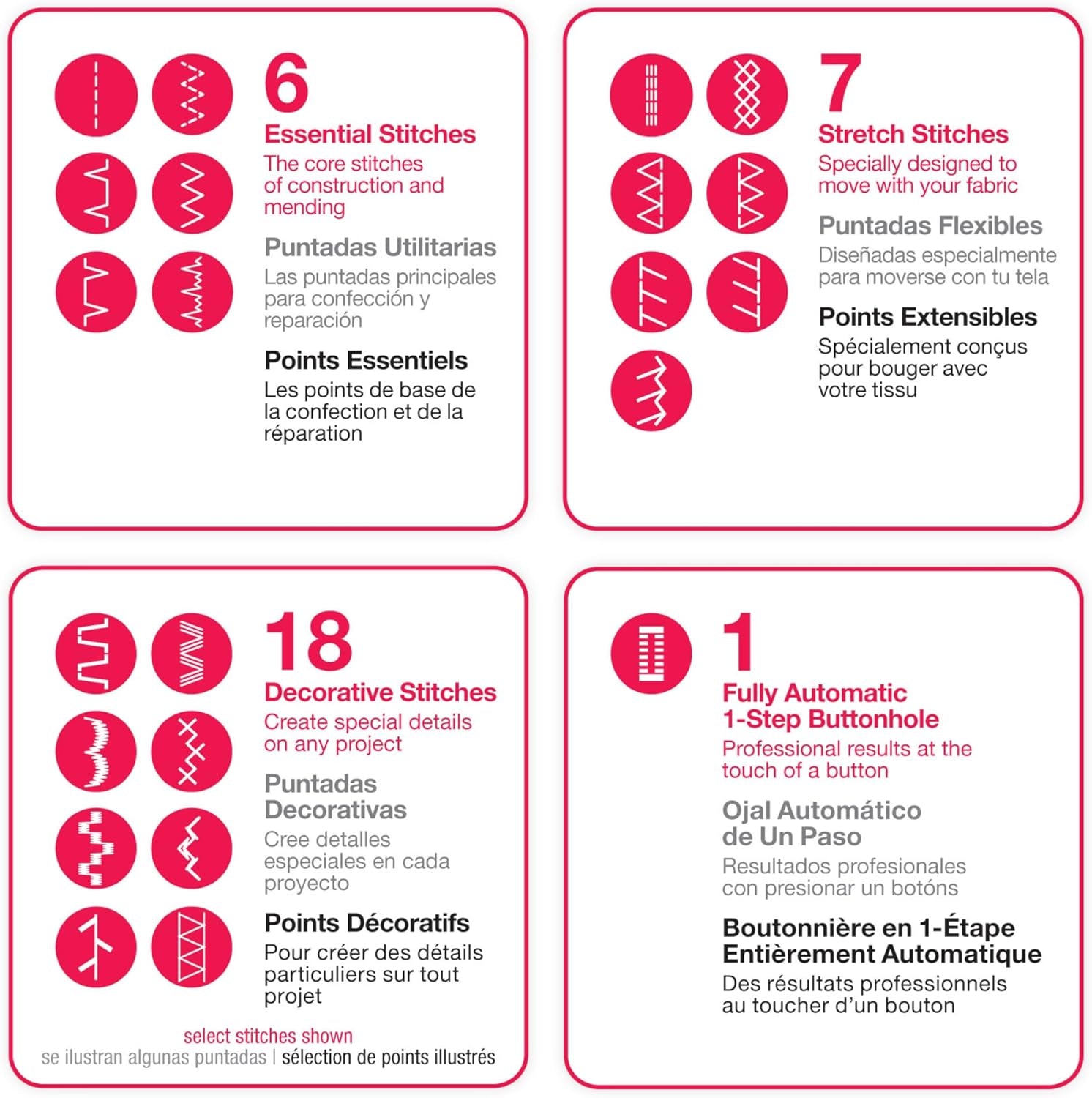 SINGER Heavy Duty 4432 High Speed Black Sewing Machine with Accessory Kit | Strong Motor with Enhanced Piercing Power, 110 Stitch Applications, Full Metal Frame, 1-Step Buttonhole & LED Light