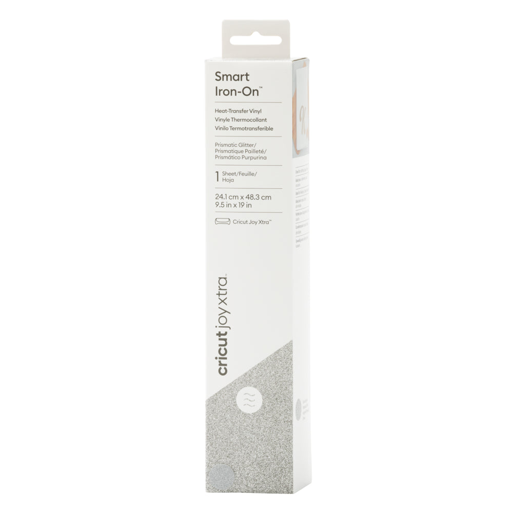 ® Joy Xtra™ Smart Iron-On™ Prismatic Glitter (19 In), Silver