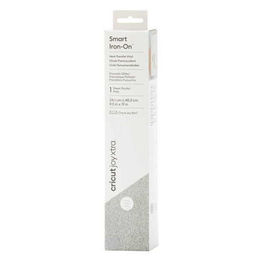 ® Joy Xtra™ Smart Iron-On™ Prismatic Glitter (19 In), Silver