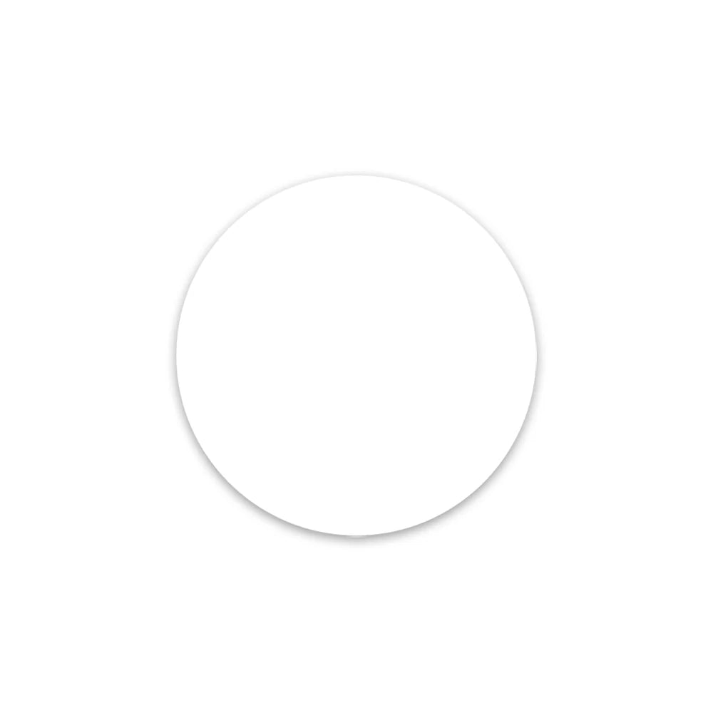 3.75" round Sublimation Hardboard Coaster with Cork Back