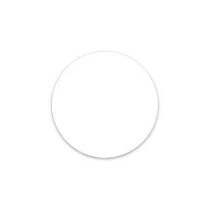 3.75" round Sublimation Hardboard Coaster with Cork Back