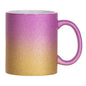 HPN Sublicraft 11 Oz. Glitter Gradient Sublimation Ceramic Mug - 12 per Case