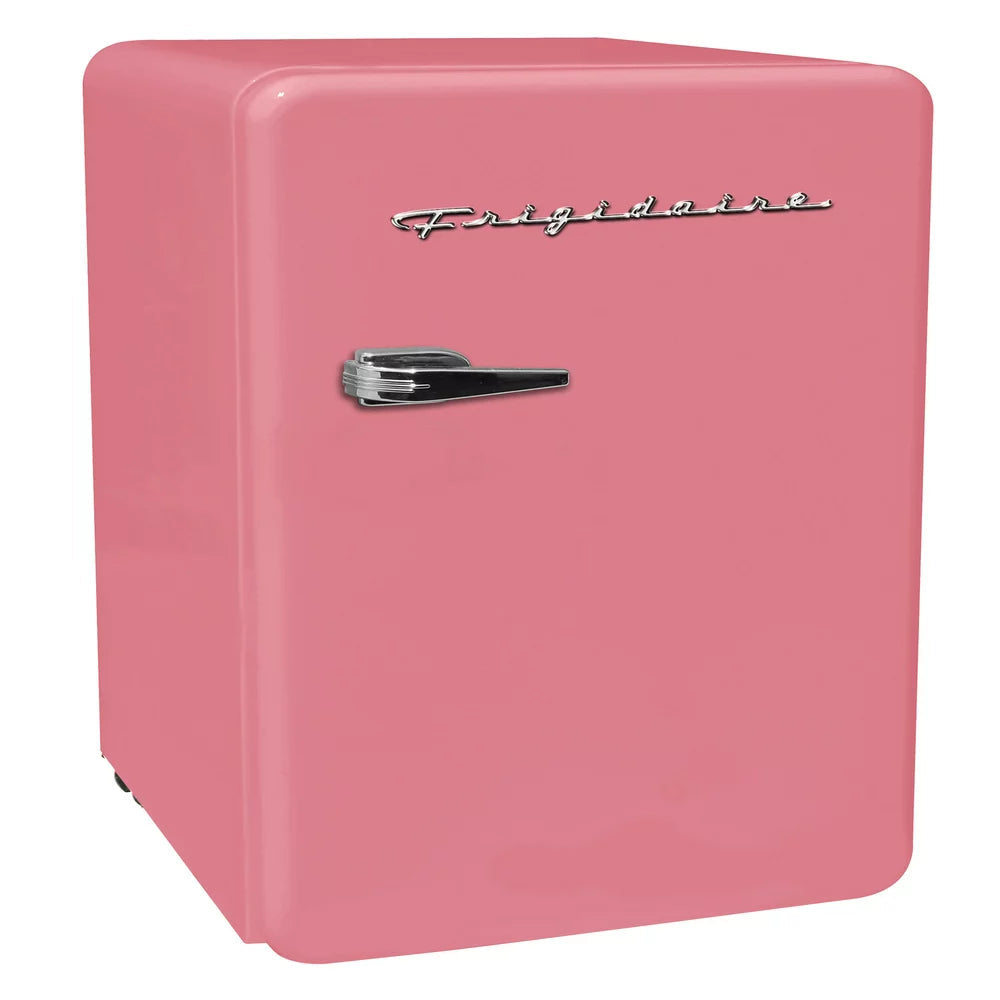 3.2 Cu Ft Single Door Retro Compact Fridge EFR372, Pink