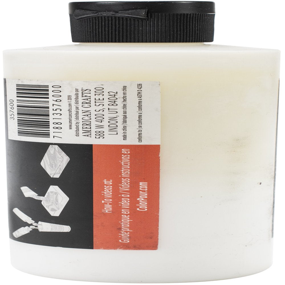 Color Pour Magic Pre-Mixed Paint 8Oz-Snow