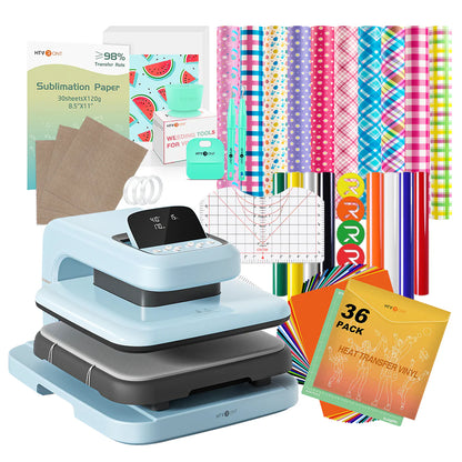 [Easter Best Deal] HTVRONT Auto Heat Press 2+Great Value Bundle