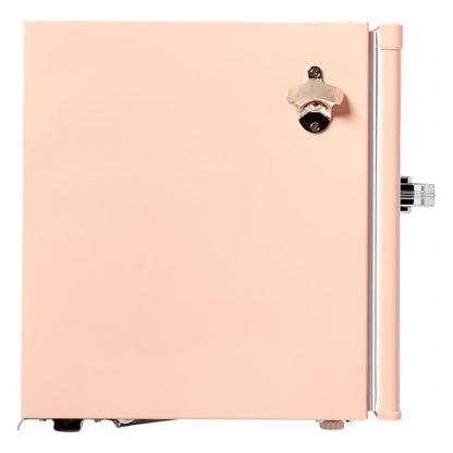 1.6 Cu Ft. Retro Compact Refrigerator with Side Bottle Opener, Coral