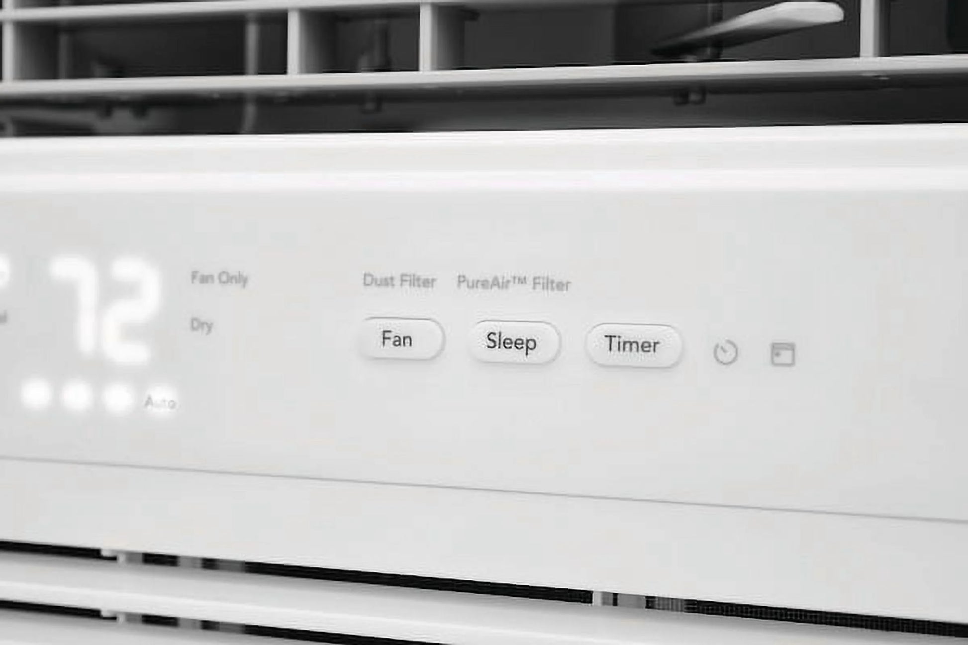12,000 BTU Window Room Air Conditioner with Wi-Fi up to 550 Sq Ft, White