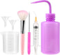 Snow Globe Tumbler Supplies, Snowglobe Tumbler Supplies Kit for DIY Glitter Snow Globe Tumbler Craft