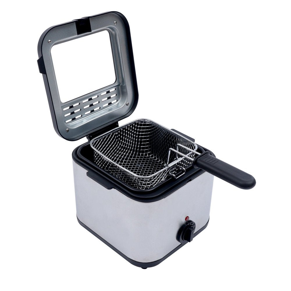 Deep Fryer with Basket 1000W 2.5L Electric Deep Fat Fryer for Home Single Basket