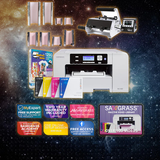 Virtuoso SG500 Sublijet Sublimation Printer with Signature Series 8-In-1 Mug Press