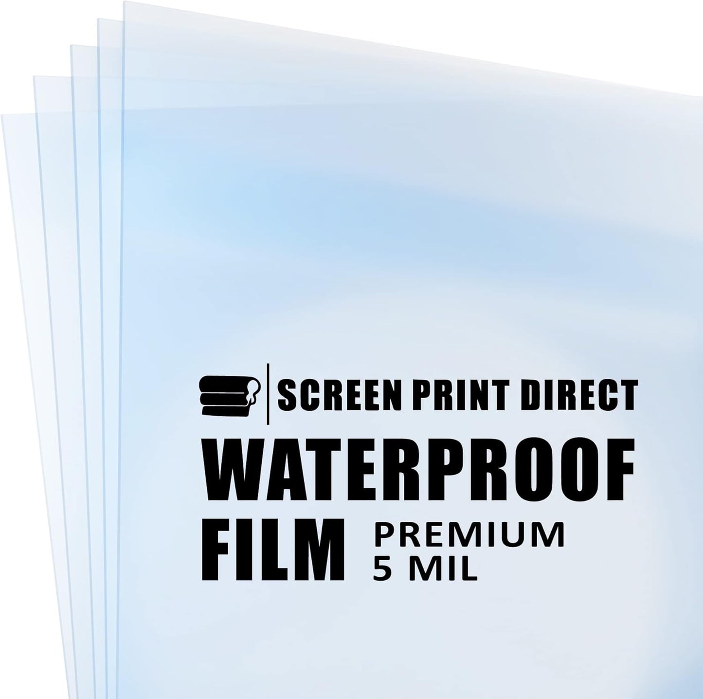 ® Waterproof Inkjet Film Sheets(11" X 17" - 25 Sheets) - Transparency Film for Silk Screen Printing, Inkjet Film Sheets for Screen Printers - Screen Printing Supplies