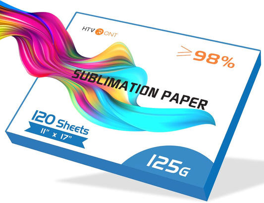 Sublimation Paper 11X17 Inch - 120 Sheets Easy to Transfer Sublimation Paper for T-Shirts, Tumblers, Mugs (A3)