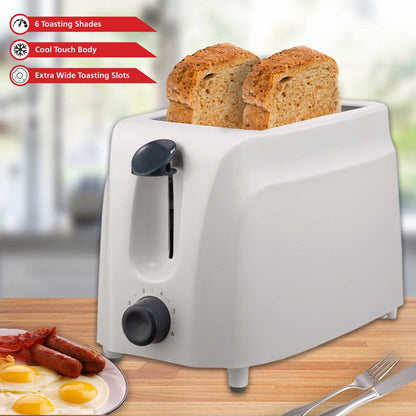 Cool Touch New 2-Slice Toaster, White