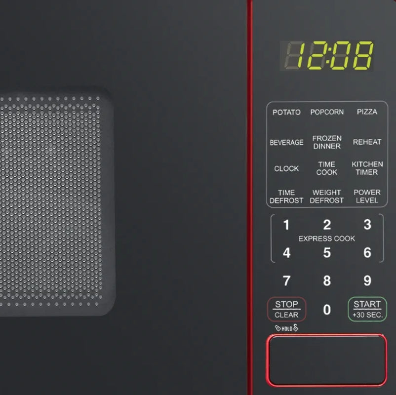 0.7 Cu. Ft. Countertop Microwave Oven, 700 Watts, New (Color : Red)
