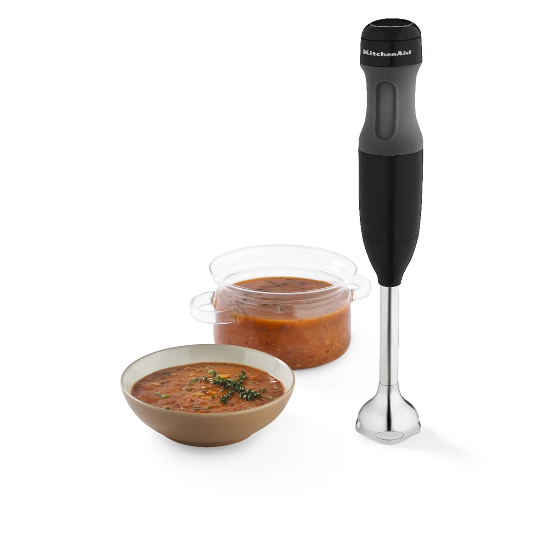 2-Speed Corded Hand Blender, Onyx Black with Blending Jar and Lid, KHB1231OB