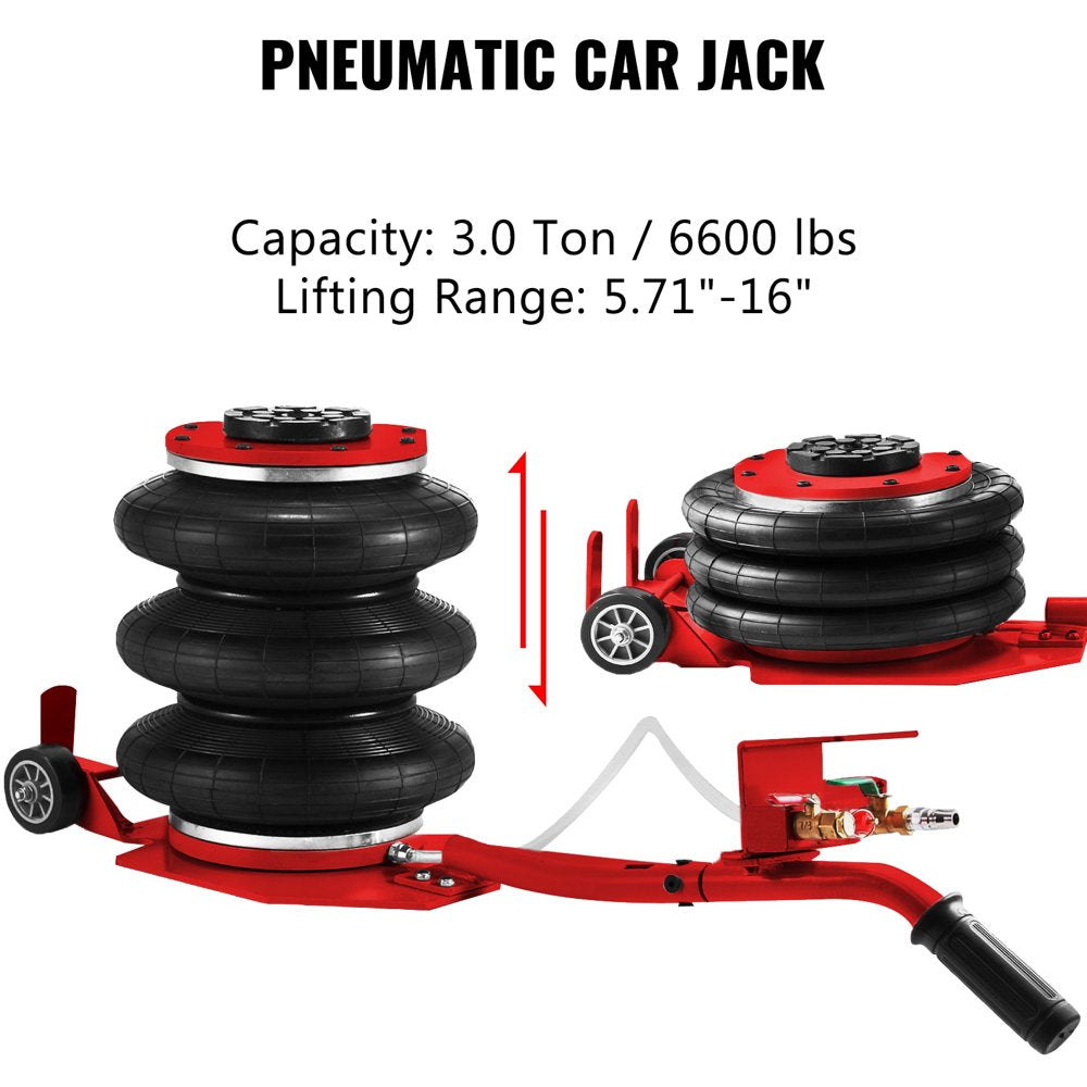 Auto Body Frame Straightener 10 Ton PSI Air Pump Frame Puller Portable Auto Body Puller Frame Straightener with Clamps and 10,000 PSI Hydraulic Foot Pump for Auto Repair Shop