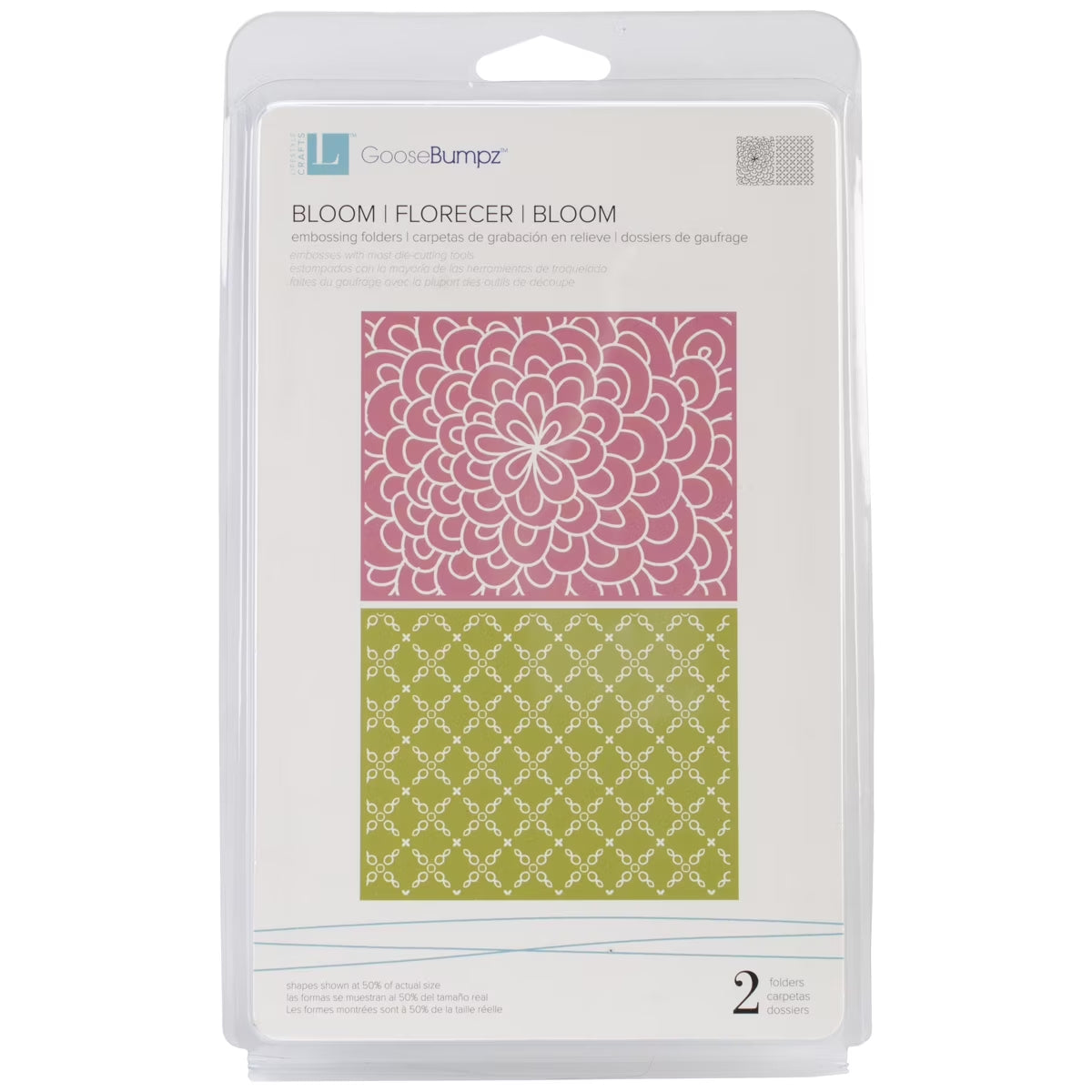 Goosebumpz A2 Embossing Folders 2/Pkg-Bloom