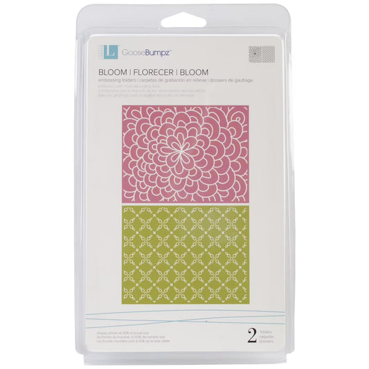 Goosebumpz A2 Embossing Folders 2/Pkg-Bloom