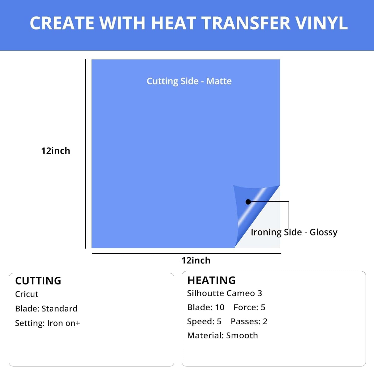 15X15 Heat Press Machine, 3Pcs Teflon Sheets, 47Pack HTV Vinyl Sheets