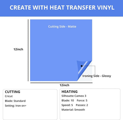 15X15 Heat Press Machine, 3Pcs Teflon Sheets, 47Pack HTV Vinyl Sheets