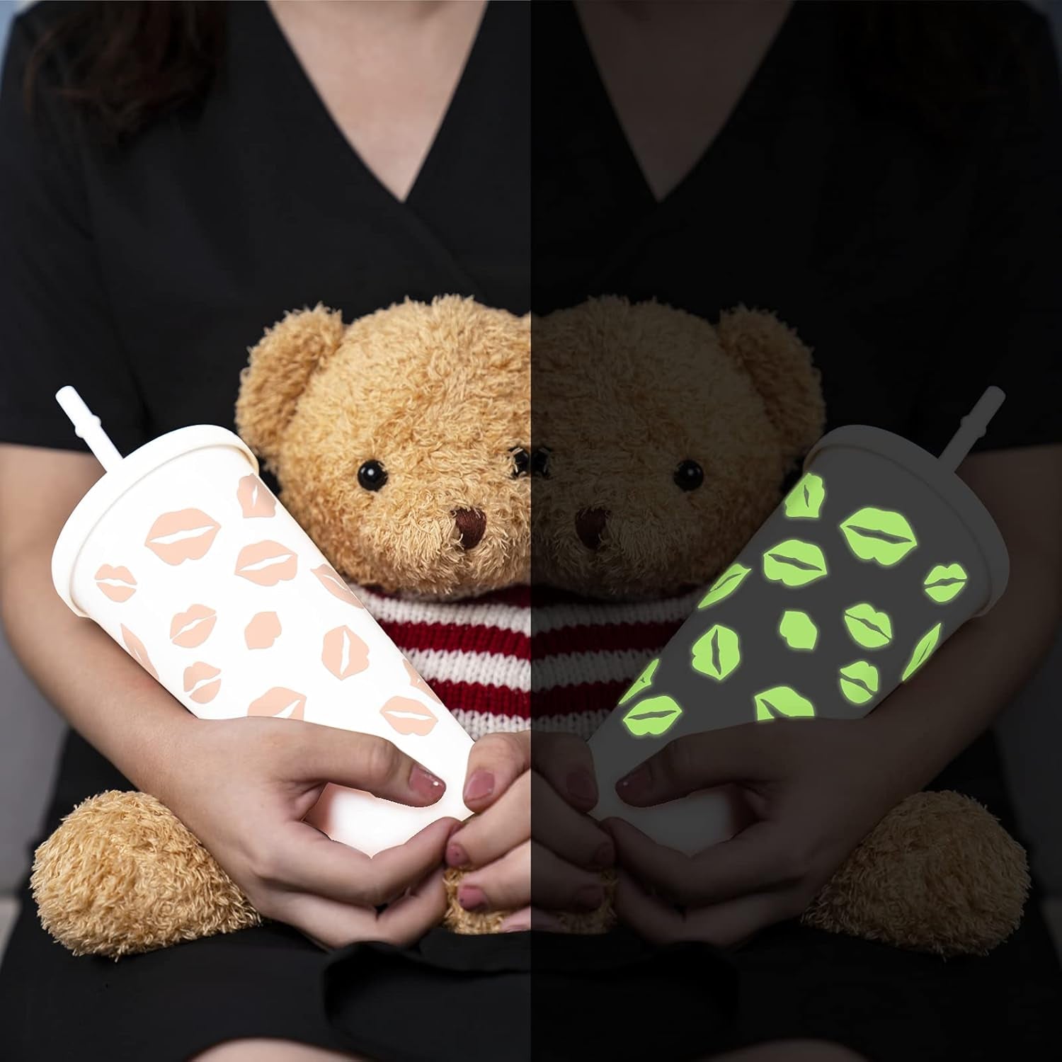 Glow in Dark Matte Adhesive Craft Vinyl for Craft Cutter,Sign Plotter 1Ft X 5Ft, Peach