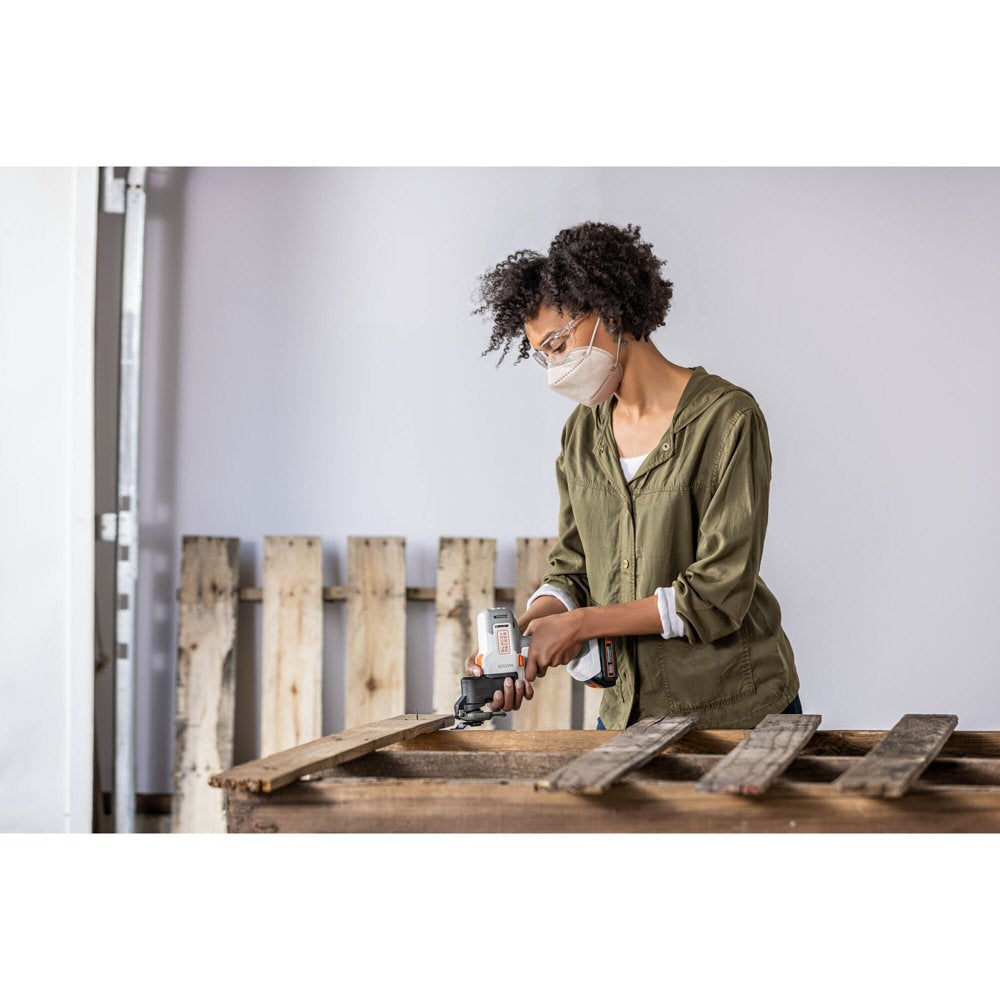 20V Max Matrix Cordless Combo Kit, 6-Tool, White and Orange, Model BDCDMT1206KITWC