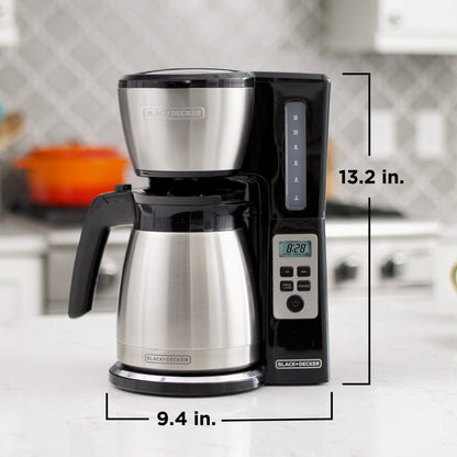 Black 12 Cup Drip Coffee Maker