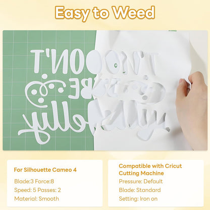 Auto Heat Press 2 & White Heat Transfer Vinyl - 12" X 45FT