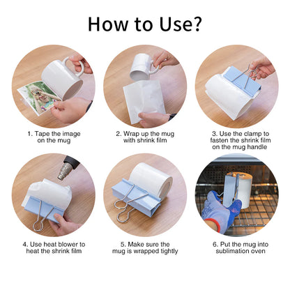 40 L Sublimation Oven Sublimation Starter Beginner Kit Bundle with 40 OZ Sublimation Tumblers,Binder Clips Extra Large,Shrink Wrap Film and Heat Blower