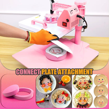 Whubefy Heat Press Machine for T Shirts 15X15 with 30OZ Tumbler Press 5 in 1 Slide Out & Swing Away Digital Heat Transfer with 3 Pre-Set Modes & Counting Function for Bulk Press Hat Cap Mug Plate Pink