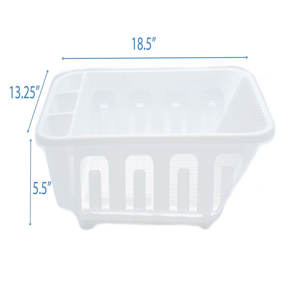2-Piece Plastic Sink Set with Slide-Out Drip Tray (Multiple Colors)