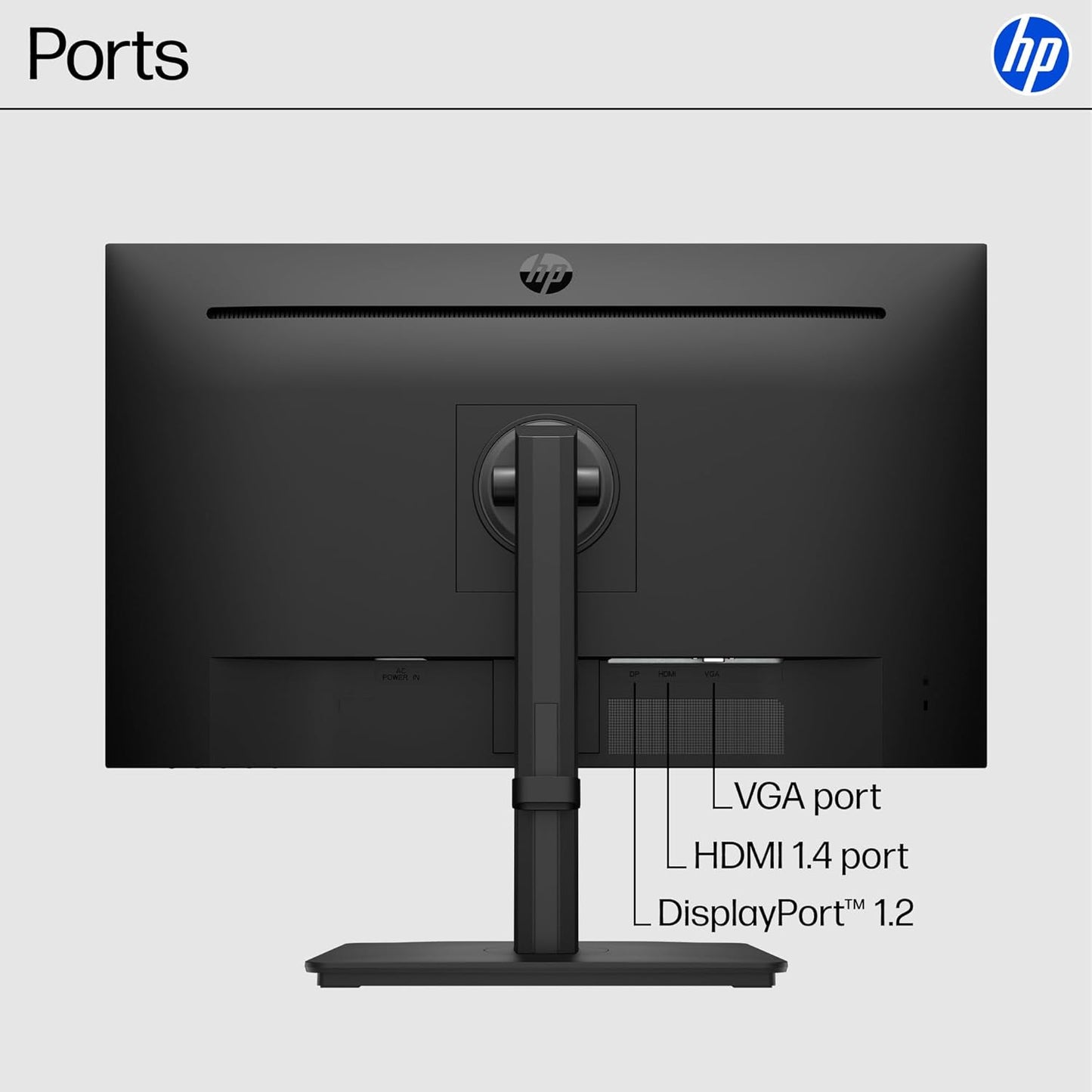 HP Series 3 27 Inch FHD Monitor, Full HD Display (1920 X 1080), IPS Panel, 1300:1 Contrast Ratio, 250 Nits, Eye Ease with Eyesafe Certification, Black, 327Se (2025)